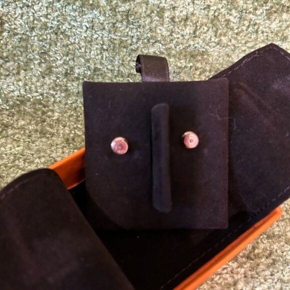 Hermès Eileen Rose Gold Plated Gris E Tain New in box - Picture 3 of 7